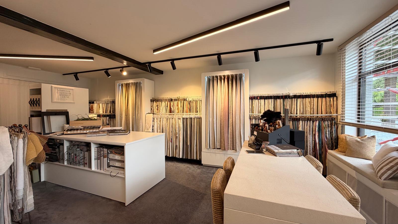 Showroom van cortitex in Oostkamp (Ruddervoorde)